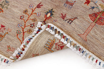 Handwoven Ziegler/Kazak Oriental rug by Orientmattor, 242x172 cm with intricate patterns and rich colors.