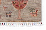 Handwoven Ziegler/Kazak oriental rug by Orientmattor, 242 x 172 cm, featuring intricate traditional patterns in warm tones.