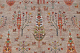 Handwoven Ziegler/Kazak Oriental rug by Orientmattor, 242 x 172 cm, detailed geometric patterns and rich colors.