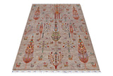 Handwoven Ziegler/Kazak Oriental rug by Orientmattor, 242 x 172 cm, showcasing intricate geometric patterns in warm tones.