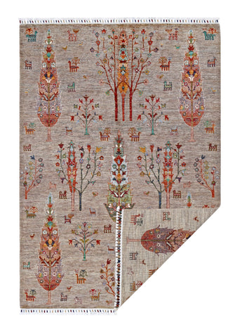 Handwoven Gran Oriental Ziegler/Kazak rug, 242x172 cm, with intricate traditional patterns from Orientmattor.