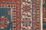 Handwoven Ziegler/Kazak oriental rug by Orientmattor, 246x179 cm, featuring intricate traditional patterns and rich colors.