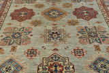 Handknuten Kazak Oriental rug by Orientmattor, Ziegler/Kazak style, 266 x 181 cm, detailed woven pattern in warm tones.