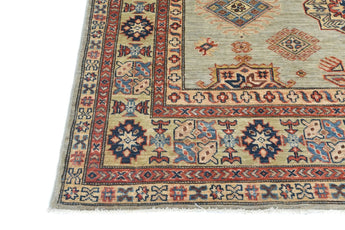 Handknuten Kazak Oriental rug, Ziegler style, 266 x 181 cm, woven by Orientmattor, showcasing intricate geometric patterns.