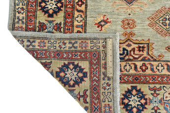 Handknuten Kazak Oriental rug by Orientmattor, Ziegler/Kazak style, 266 x 181 cm, detailed woven design in warm tones.