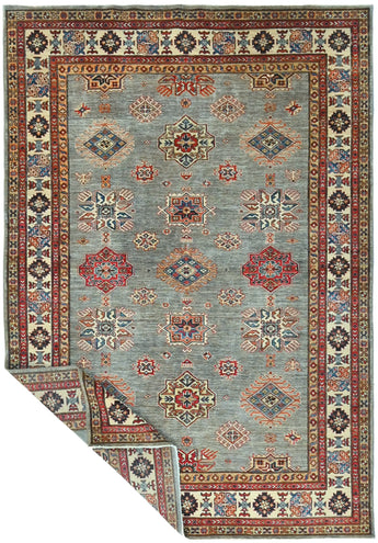 Orientmattor handknuten Kazak Oriental rug, Ziegler/Kazak style, 272x188 cm with intricate traditional patterns.