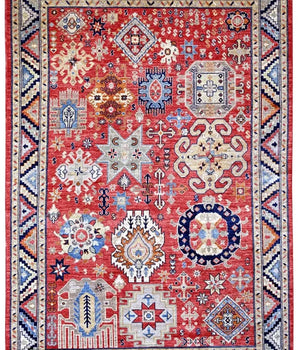 Handknuten Matta Kazak  Oriental 275 x 184 cm Nr. 65570 - Orientmattor
