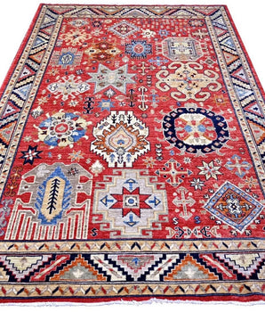 Handknuten Matta Kazak  Oriental 275 x 184 cm Nr. 65570 - Orientmattor