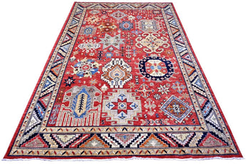 Handknuten Matta Kazak  Oriental 275 x 184 cm Nr. 65570 - Orientmattor