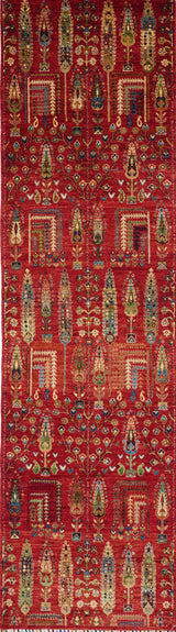Handknuten Matta Khorjin Afghanistan 296 x 78 cm Nr. 65023 - Orientmattor