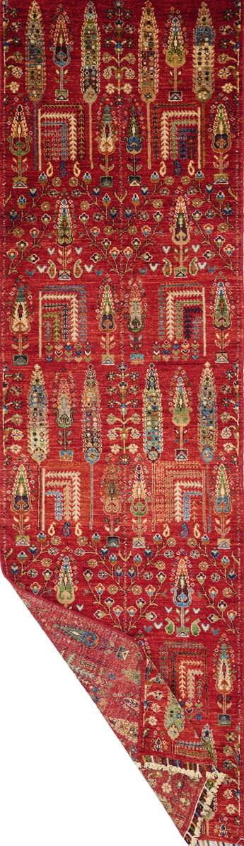 Handknuten Matta Khorjin Afghanistan 296 x 78 cm Nr. 65023 - Orientmattor