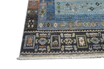 Handknuten Khorjin Oriental rug by Orientmattor, Ziegler/Kazak style, 121 x 82 cm with intricate patterns and rich colors.