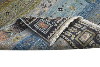Handwoven Khorjin Oriental rug in Ziegler/Kazak style by Orientmattor, 121 x 82 cm, intricate patterns and rich colors.