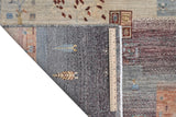 Handwoven Khorjin Oriental rug by Orientmattor, Ziegler/Kazak style, 122 x 80 cm, intricate patterns and warm colors.