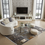 Handknuten Khorjin Oriental rug by Orientmattor, Ziegler/Kazak style, 174x119 cm with intricate geometric patterns.