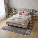 Handwoven Khorjin Oriental rug by Orientmattor, Ziegler/Kazak style, 174x119 cm with intricate traditional patterns.