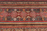 Handwoven Khorjin Ziegler/Kazak rug by Orientmattor, 176x124 cm, featuring intricate oriental patterns and rich earthy tones.