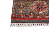 Handknuten Khorjin Oriental rug in Ziegler/Kazak style, 176x124 cm, with intricate patterns and rich colors from Orientmattor.