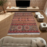 Handwoven Khorjin Oriental rug by Orientmattor, Ziegler/Kazak style, with intricate patterns, measuring 176 x 124 cm.