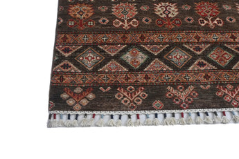 Handknuten Khorjin Oriental rug by Orientmattor, Ziegler/Kazak style, 182 x 128 cm with intricate patterns and warm colors.