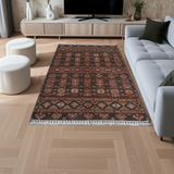 Handknuten Khorjin Oriental rug by Orientmattor, Ziegler/Kazak style, 182x128 cm featuring intricate traditional patterns.