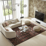 Handwoven Khorjin Oriental rug in Ziegler/Kazak style, 182x128 cm, featuring intricate patterns and rich colors from Orientmattor.