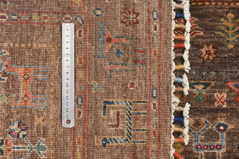 Handwoven Khorjin Oriental rug in Ziegler/Kazak style, 189x127 cm, featuring intricate patterns from Orientmattor.