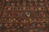 Handknuten Khorjin Oriental rug, Ziegler/Kazak style, 189x127 cm, woven by Orientmattor with intricate traditional patterns.