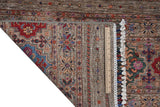 Handwoven Khorjin Oriental rug by Orientmattor, Ziegler/Kazak style, 234 x 86 cm with intricate patterns and rich colors.