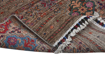 Handknuten Khorjin Oriental rug by Orientmattor, Ziegler/Kazak style, measuring 234 x 86 cm with intricate patterns and rich colors.