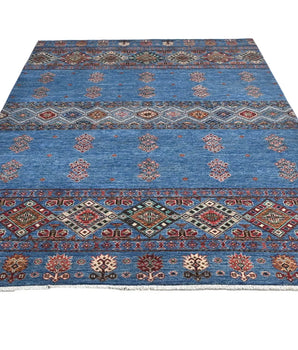 Handknuten Khorjin Oriental Ziegler/Kazak rug by Orientmattor, 237x177 cm, featuring intricate traditional patterns.