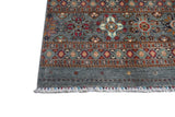 Handwoven Khorjin Oriental rug by Orientmattor, Ziegler/Kazak style, 239x176 cm, featuring traditional geometric patterns.