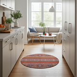 Handwoven Khorjin Oriental rug by Orientmattor, Ziegler/Kazak style, 257x259 cm with intricate traditional patterns.