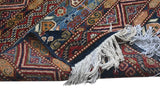Handwoven Khorjin Oriental rug by Orientmattor, Ziegler/Kazak style, 290x87 cm with intricate patterns and rich colors.