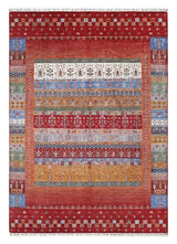 Handwoven Khorjin Oriental rug in Ziegler/Kazak style, 295x211 cm, featuring intricate traditional patterns by Orientmattor.