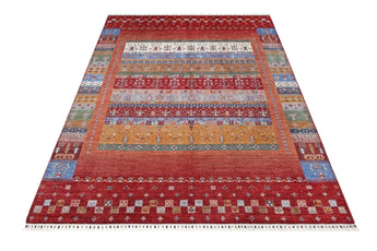 Handknuten Khorjin Oriental Ziegler/Kazak rug by Orientmattor, 295 x 211 cm, featuring intricate traditional patterns.