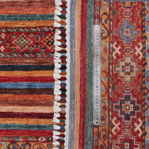 Handknuten Khorjin Oriental rug in Ziegler/Kazak style, 301x200 cm, featuring intricate patterns and rich colors.