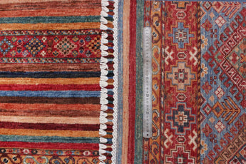 Handknuten Khorjin Oriental rug in Ziegler/Kazak style, 301x200 cm, featuring intricate patterns and rich colors.