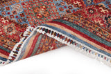 Handwoven Khorjin Oriental rug by Orientmattor, Ziegler/Kazak style, 301x200 cm, featuring intricate traditional patterns.