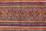 Handknuten Khorjin Oriental rug, Ziegler/Kazak style, 301x200 cm, woven by Orientmattor with intricate patterns and vibrant colors.