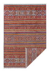 Handwoven Khorjin Oriental rug by Orientmattor, Ziegler/Kazak style, 301x200 cm, featuring intricate traditional patterns.