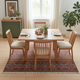 Handknuten Khorjin Oriental rug by Orientmattor, Ziegler/Kazak style, 301 x 200 cm, intricate woven design in natural colors.
