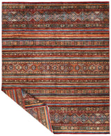 Handwoven Khorjin Oriental rug by Orientmattor, Ziegler/Kazak style, 301 x 246 cm with intricate patterns and rich colors.