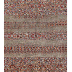 Handknuten Khorjin Oriental Ziegler/Kazak rug by Orientmattor, 372 x 274 cm with intricate traditional patterns.