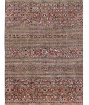 Handknuten Khorjin Oriental Ziegler/Kazak rug by Orientmattor, 372 x 274 cm with intricate traditional patterns.