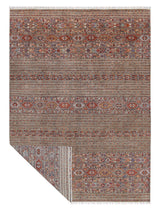 Handknuten Khorjin Oriental rug, Ziegler/Kazak style, 372x274 cm, with intricate patterns and rich colors.
