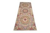 Handknuten Mamlook Oriental rug in Ziegler/Kazak style, 194x74 cm, featuring intricate patterns and rich colors from Orientmattor.