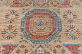 Handknuten Mamlook oriental rug, Ziegler/Kazak style, from Orientmattor, measuring 194 x 74 cm, with intricate traditional patterns.