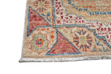 Handwoven Mamlook Oriental Ziegler/Kazak rug, 194x74 cm, with intricate traditional patterns from Orientmattor.
