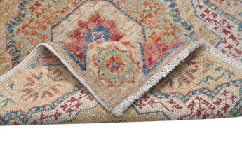 Handknuten Mamlook Oriental rug, Ziegler/Kazak style, 194 x 74 cm, with intricate patterns and vibrant colors from Orientmattor.
